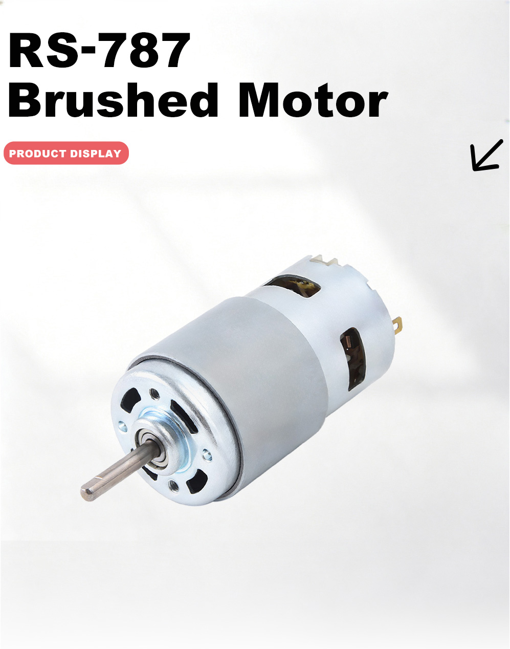 787 Fırçalı DC Motor-2x 787 Brushed DC Motor-2x