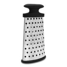 Stainless Steel Professional Oval Box Grater - Perfect for Parmesan Cheese, Vegetables, and Ginger