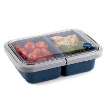 Lonchera 2 Compartments Plastic Bento Box: A Convenient Lunchbox and Food Storage Container with Lid