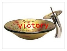 fancy glass basin