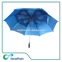 2 fold air vented double layer fold umbrella