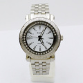 Elegant Stainless Steel Rolling Beads Quartz Woman Watch