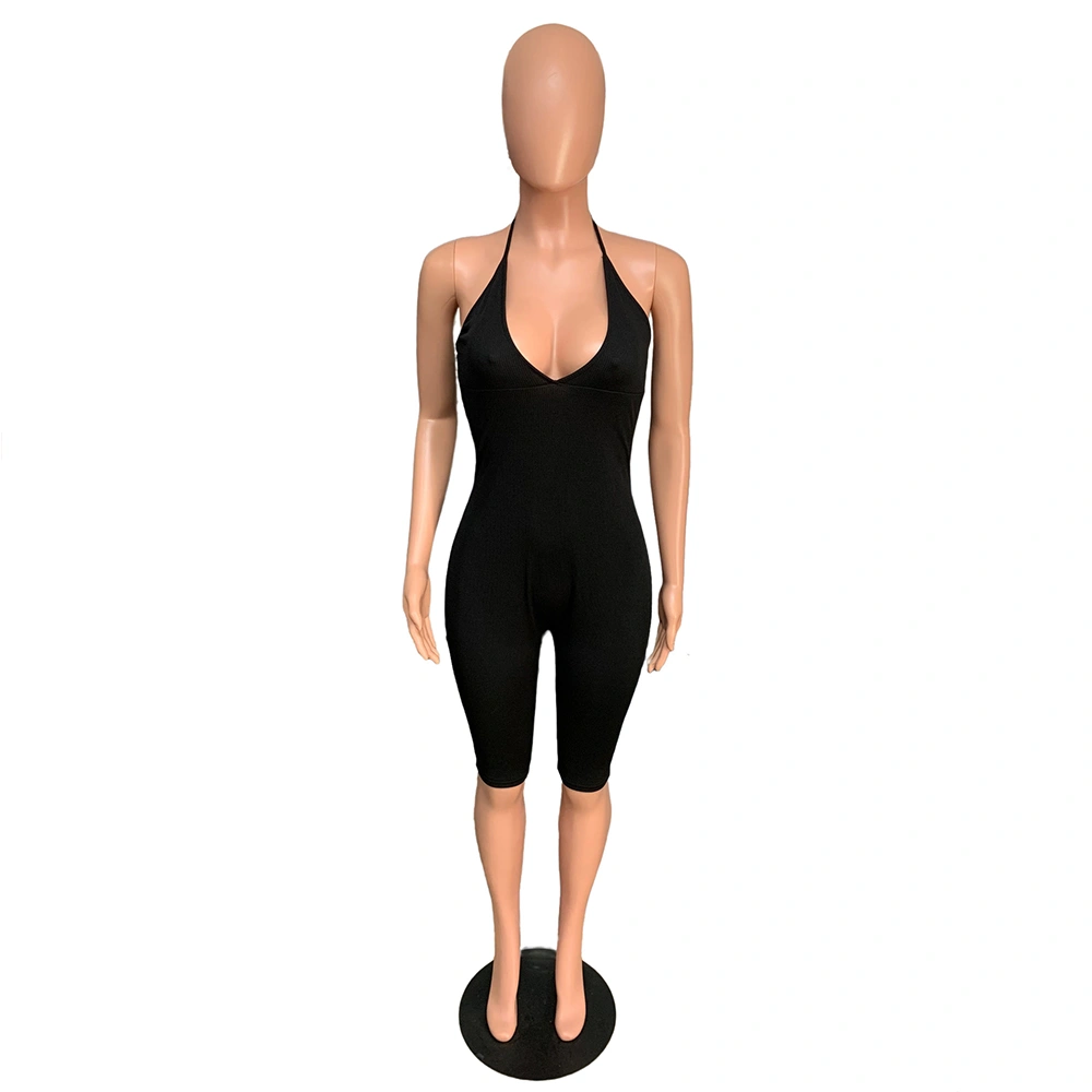 Best Selling Sexy Sport Jumpsuit with Open Chest and Back