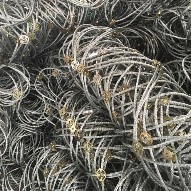 Slope Protection Fence for Mountain SNS slope protection Mesh netting Steel Cable Rolled Net GPS2 rockfall barrier netting