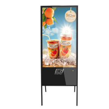 43inch floor stand LCD display indoor lcd signage