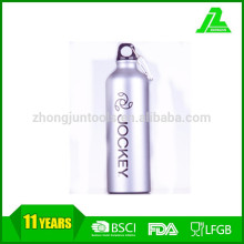 sliver color sport bottle 750ml aluminum printed panting with lid A