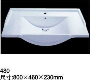 Hand washing basin, ceramic basin, bathroom cabinet sink ET-480