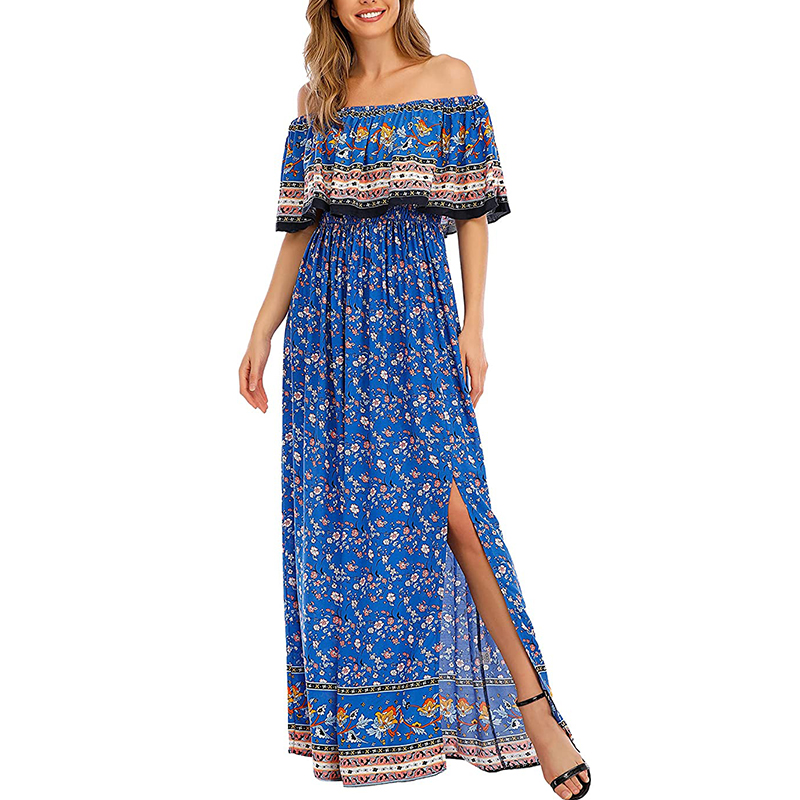 Floral Printed Maxi Dress Jpg