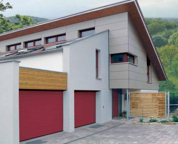 Wood Grains Sectional Aluminum Garage Door