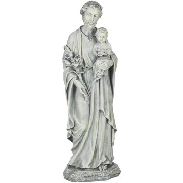 20inch Resin and Stone St Joseph Statue