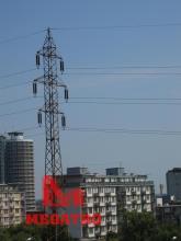 35KV double circuit line steel tower