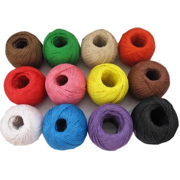 1mm 100m Colored Hemp Cords - 12 Colors Decorative Waxed Twisted Hemp Twine