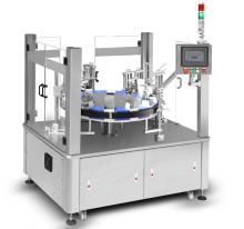 vertical type cream Jar cartoning machine