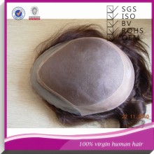 wigs human hair for man hair replacement system