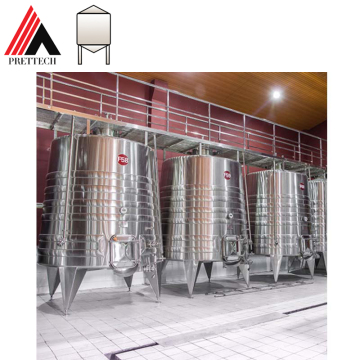 Pretank Beverage Wine Processing Machinery: Conical Top Wine Fermentation Tank for Wine Storage and Fermentation