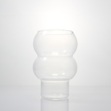 Transparent High Borosilicate Bubble Cocktail Wine Glass