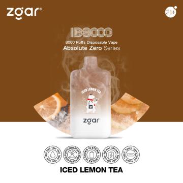 Té de limón con caja de hielo zgar az