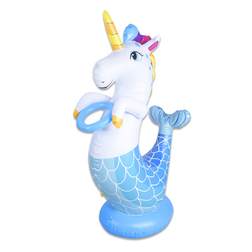 Unicornio de unicornio para niños Decoraciones de fiesta de la piscina de juguetes inflables
