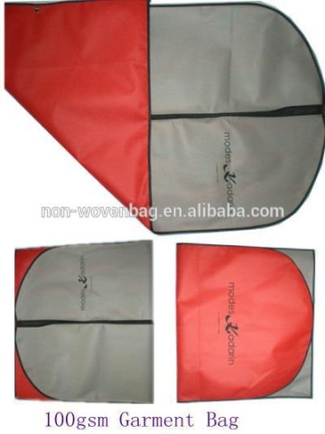 2014 Cheapest Christmas Quality Non Woven Fabric Suit Cover Bag Men Suit Cover