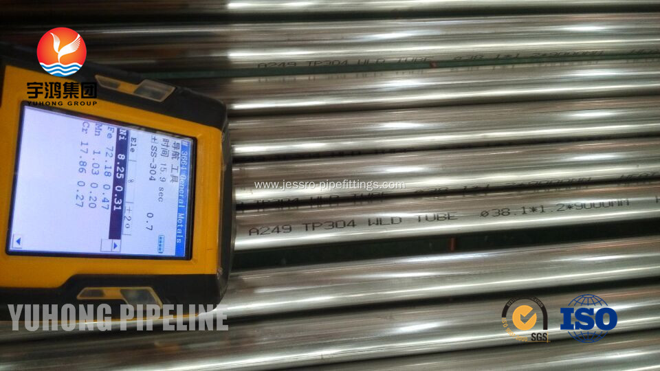 Stainless Steel Bright Annealed Tube ASTM A249 TP304