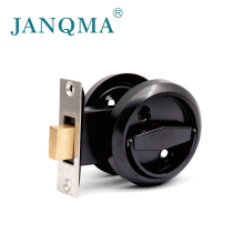 double-sided round ring hidden door handles lock