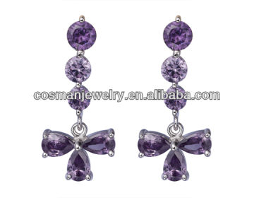 Rhinestone women fashion earring