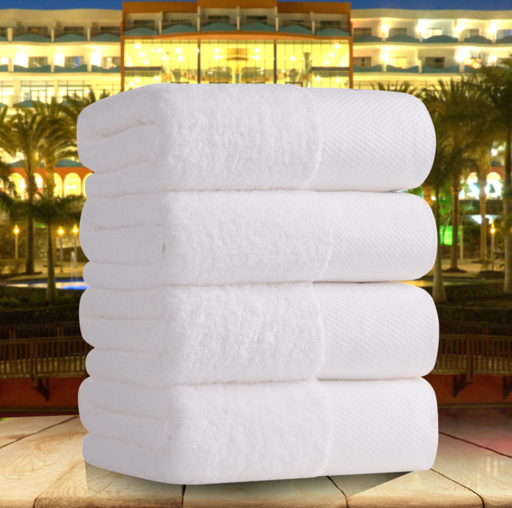 1PC Cotton Towels Home Kitchen Hand Towel Hotel Bathroom White Face Towel 35x35/35x75/40x80cm