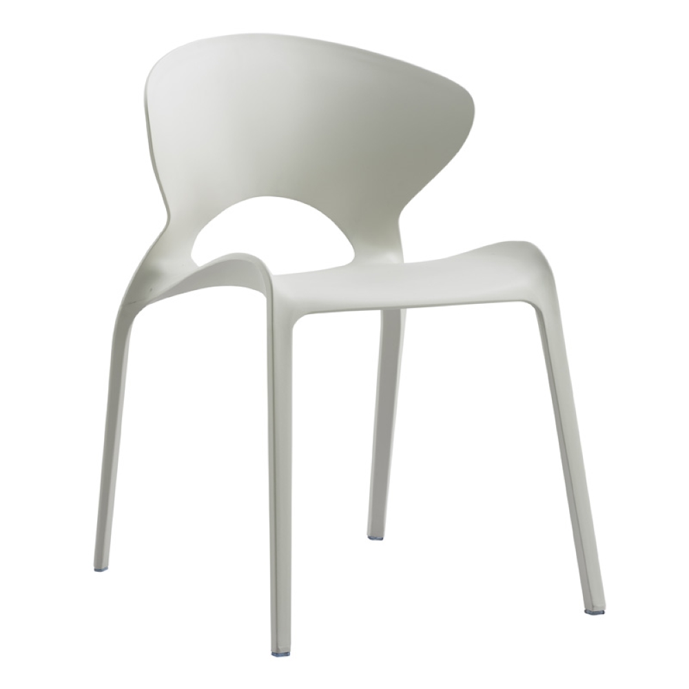 Plastic stacker chairs without arms