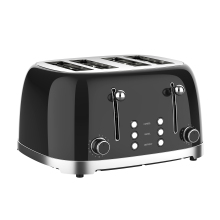 Customized Retro 4-Slice Toaster with Optional Logo - High Quality Kitchen and Hotel Toaster