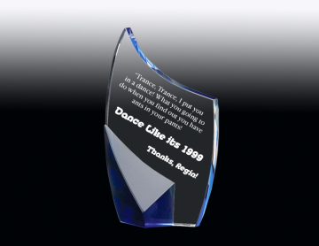 Classical Flame Award Crystal