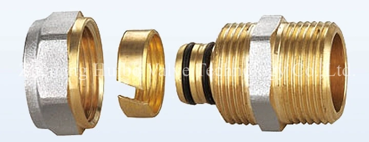 Straight Channel Male Thread Valve Brass Fitting with Different Size