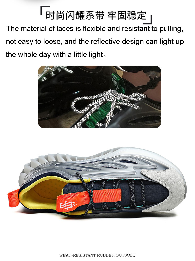 wholesale Counter Fashion Big Blade Running mens shoes casual sport sneakers,custom logo sneakers-man