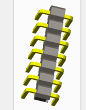 2.54mm Pin Header Single Row U Type