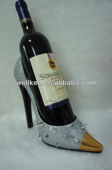polyresin shoe wine holder,polystone wine holder