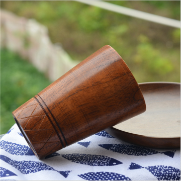 wooden coffee cup Japanese style handmade cup