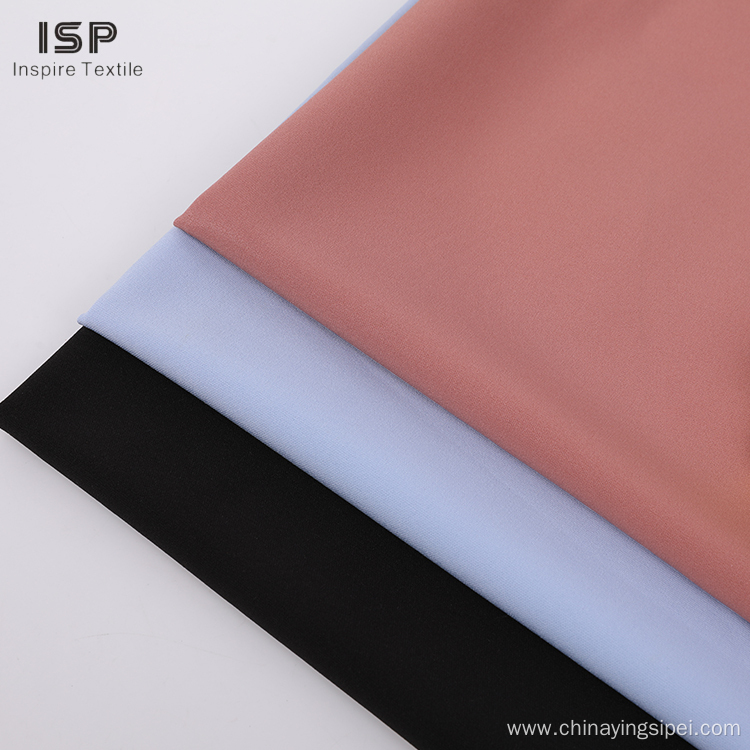 Dyed Solid Garment Spandex Polyester Fabric
