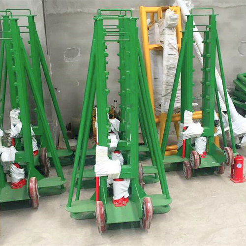 Heavy Load Hydraulic Cable Reel Stand Cable Drum Jack Support