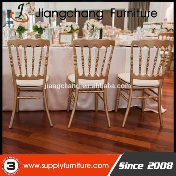 Aluminum Gold Wedding Napoleon Chair JC-N40