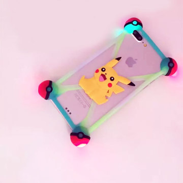 Universal Illuminated Pikachu Silicone Phone Case/Cover