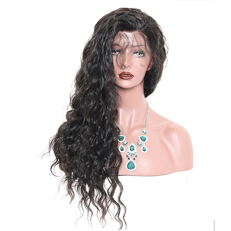 Slove Glueless Lace Front For Women Curly Color Human Hair Wigs Baby Hair, Virgin deep wave wig