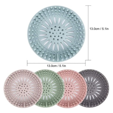 High Quality Round Floor Drain Cover Plug Water Filter Hair Catcher Strainer Cork Kitchen Silicone Sink Bathroom Anti-blocking