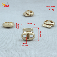 Oval Metal Dual Hole Spring Cord Lock