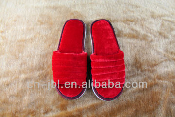 100% cotton hotel bedroom slippers