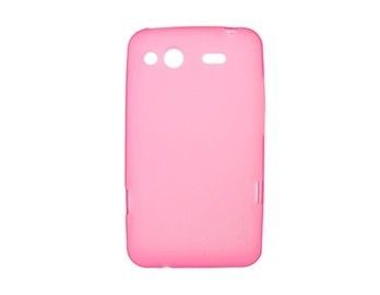 Pink Htc Salsa Silicone Protective Cell Phone Cover Cases