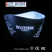 Pewter ice cooler bucket for wine