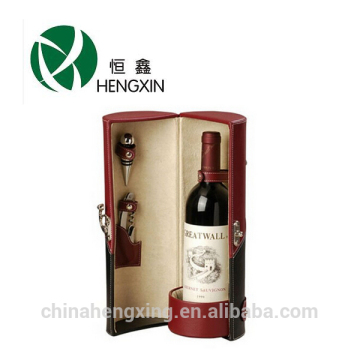 Leather Single Wine display Case/Leather Wine Carry Case