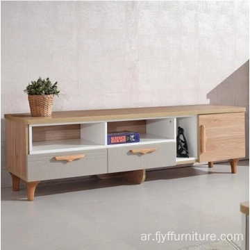 حامل تلفزيون حديث مع مراكز الترفيه للتخزين وطاولة وحدة التحكم في وسائط التلفزيون مع أبواب الخزانة ورف تخزين قابل للتلفاز منظم للتلفاز وغرفة المعيشة وغرفة النوم والمكتب والأثاث Amazon Ae