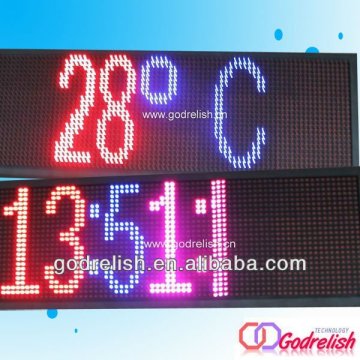 Outdoor led temperature and humidity display factory