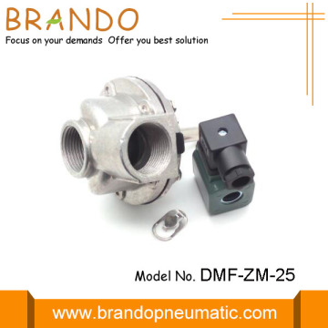 Válvula neumática de pulso DMF-ZM-25 de la bobina verde