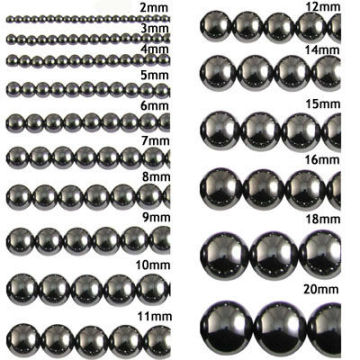 Wholesale 3mm Black Hematite Round Beads 16" * 10Strands/lot semi precious stone Loose Beads